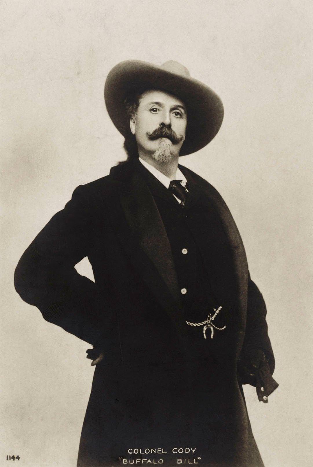 Buffalo Bill - Colonel W F Cody, famous for his cowboy shows about the Wild West of America. 26 February 1846