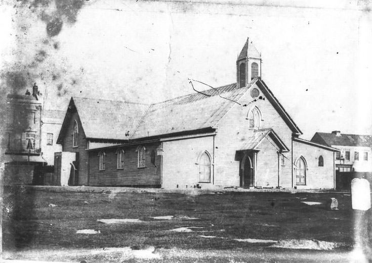 A wooden church, Australia