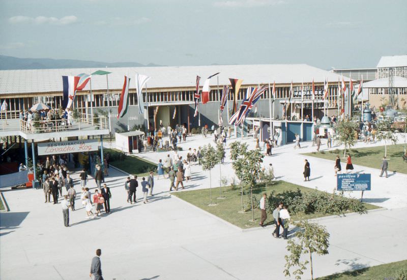 Zagreb Trade Fair, USA Pavilion, Croatia, Yugoslavia, 1960