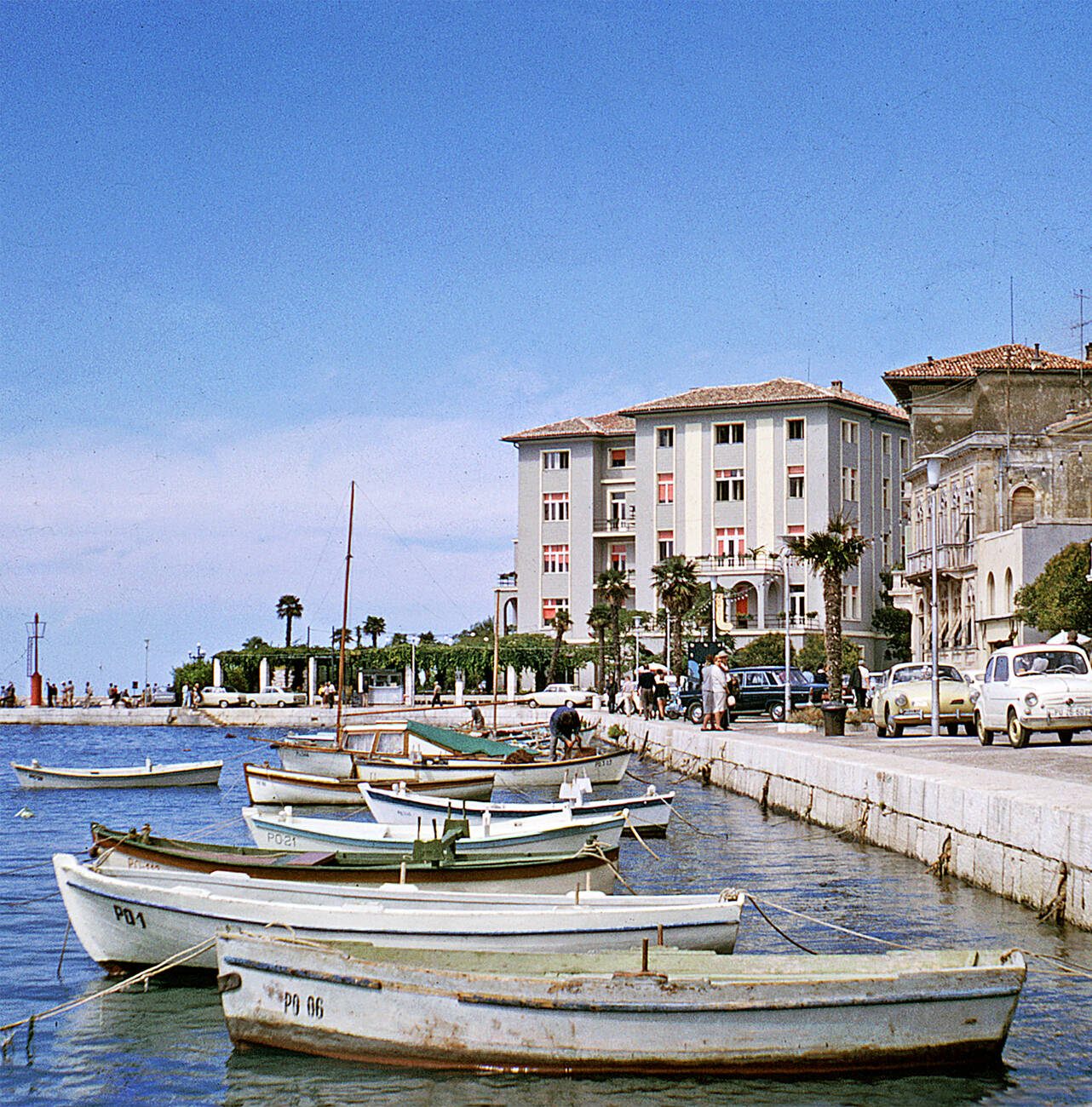 Porec, Istrian County, Croatia, 1960s
