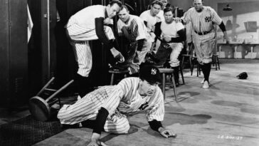 Gary Cooper in The Pride of the Yankees