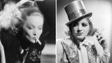 Marlene Dietrich Smoking
