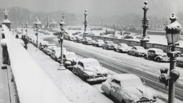 Paris winter 1950s