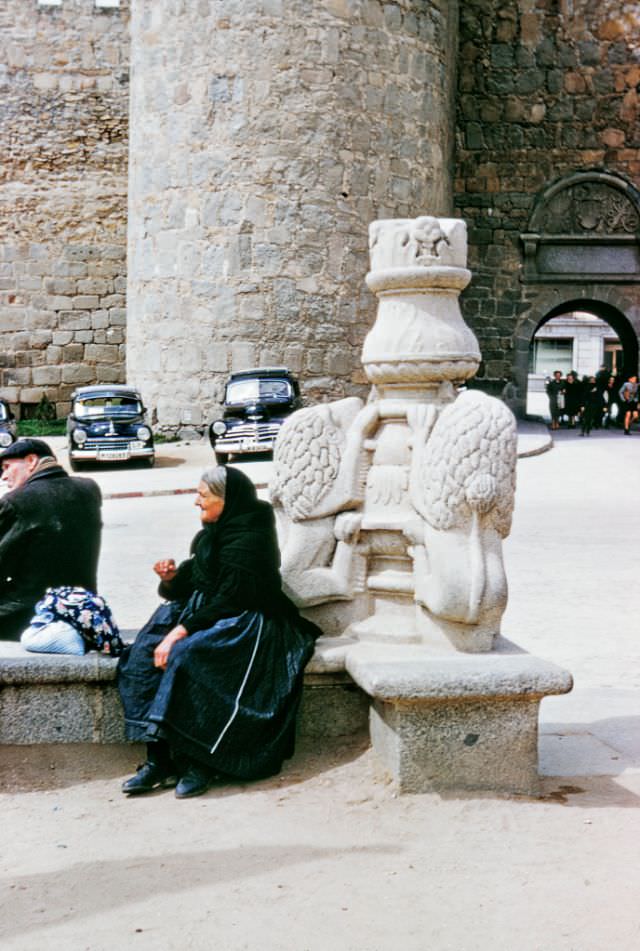 Near the Alcazar Gate in the Walls of Avila.