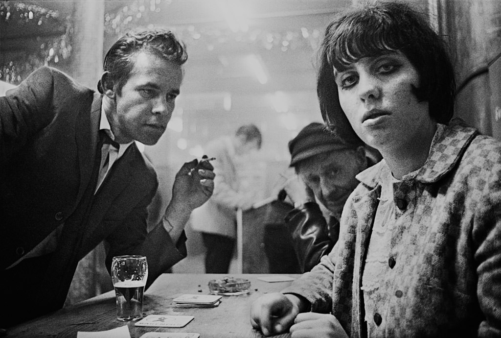 The Vibrant Community of Cafe Lehmitz in Hamburg's Red-Light District during the 1960s