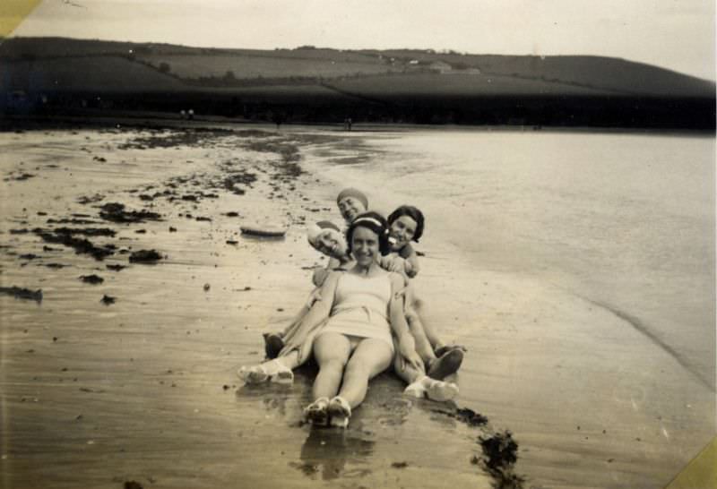 Reviving the Glamour: Vintage Found Photos of Cornwall's Dancing Girls in the 1930s