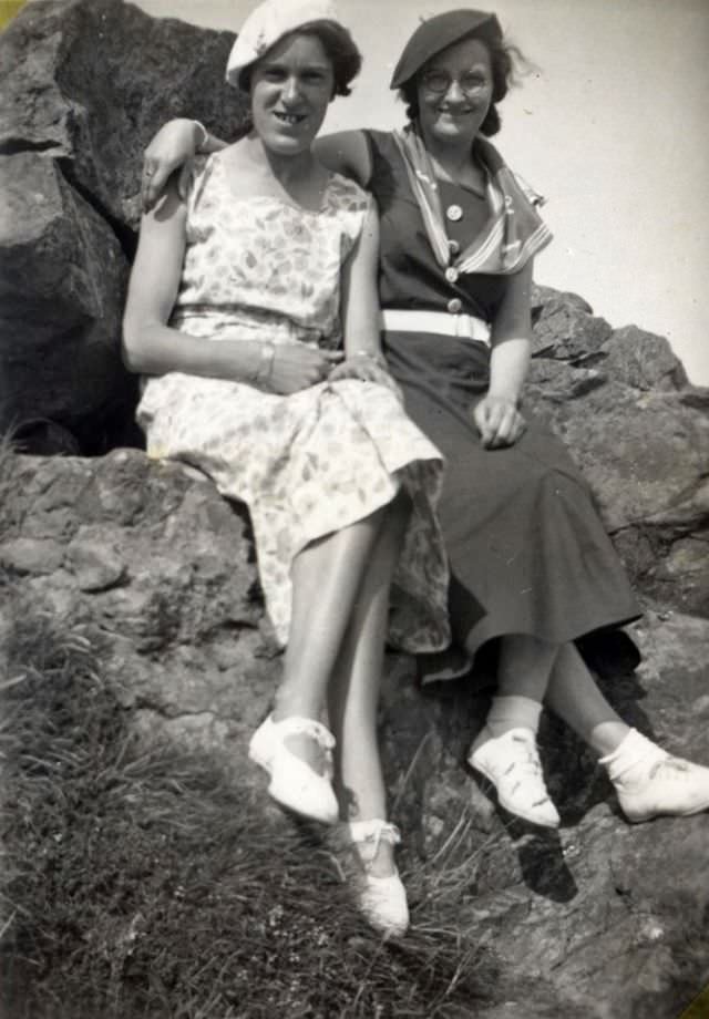 Reviving the Glamour: Vintage Found Photos of Cornwall's Dancing Girls in the 1930s