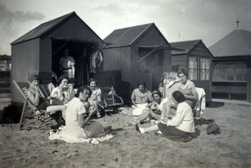 Reviving the Glamour: Vintage Found Photos of Cornwall's Dancing Girls in the 1930s