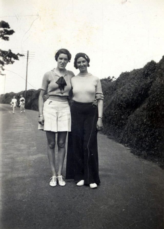 Reviving the Glamour: Vintage Found Photos of Cornwall's Dancing Girls in the 1930s