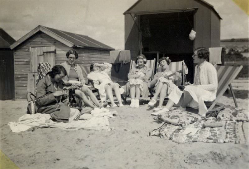 Reviving the Glamour: Vintage Found Photos of Cornwall's Dancing Girls in the 1930s