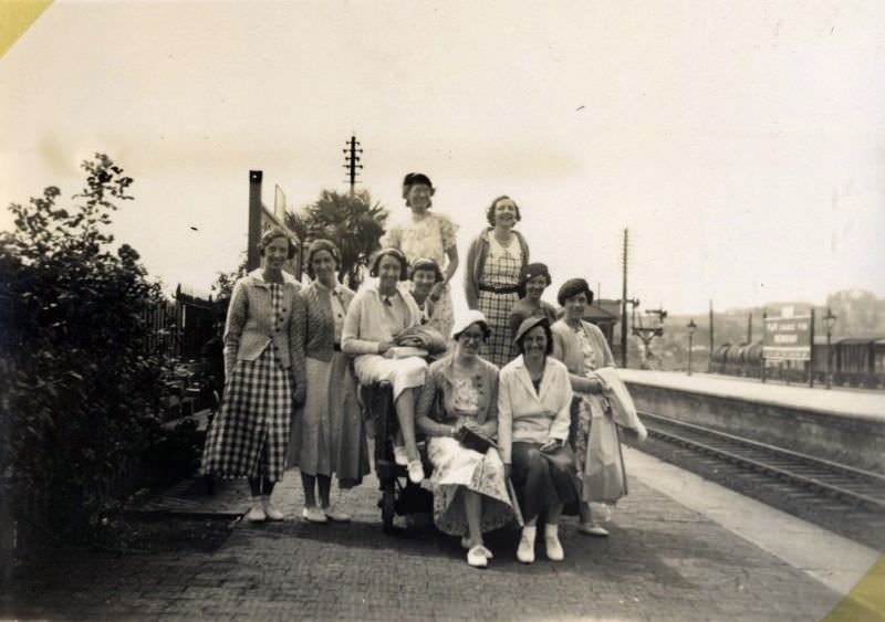 Reviving the Glamour: Vintage Found Photos of Cornwall's Dancing Girls in the 1930s