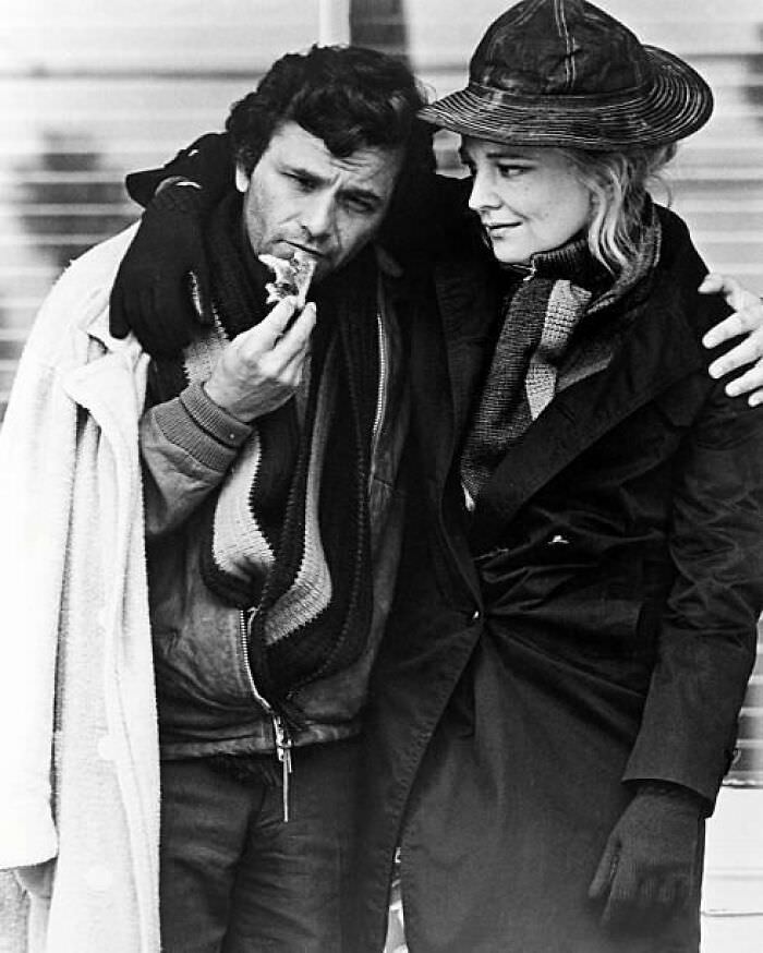 Peter Falk and Gena Rowlands in A Woman Under the Influence, 1974