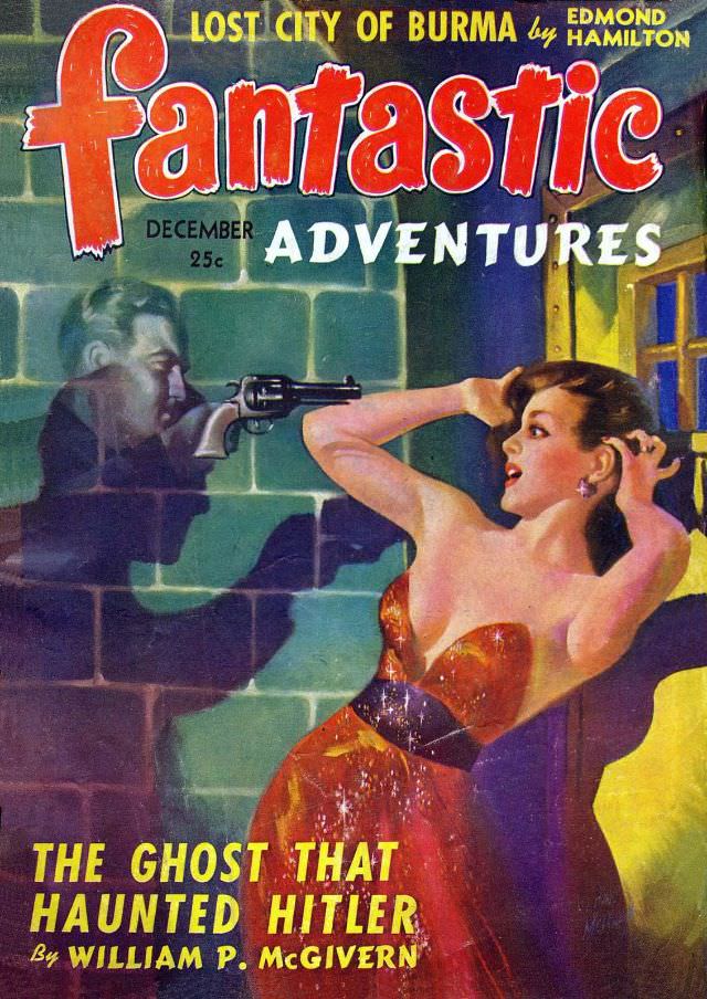 Fantastic Adventures cover, December 1942