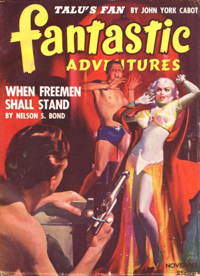 Fantastic Adventures cover, November 1942