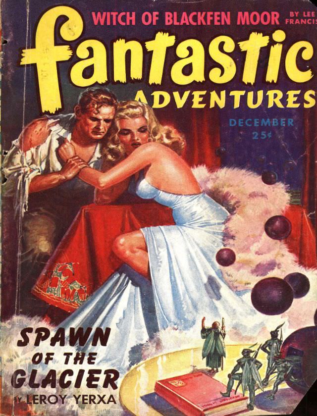 Fantastic Adventures cover, December 1943