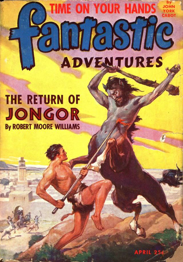 Fantastic Adventures cover, April 1944