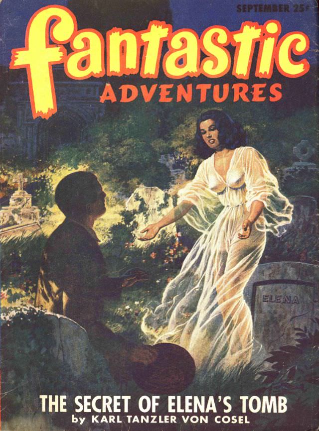 Fantastic Adventures cover, September 1947