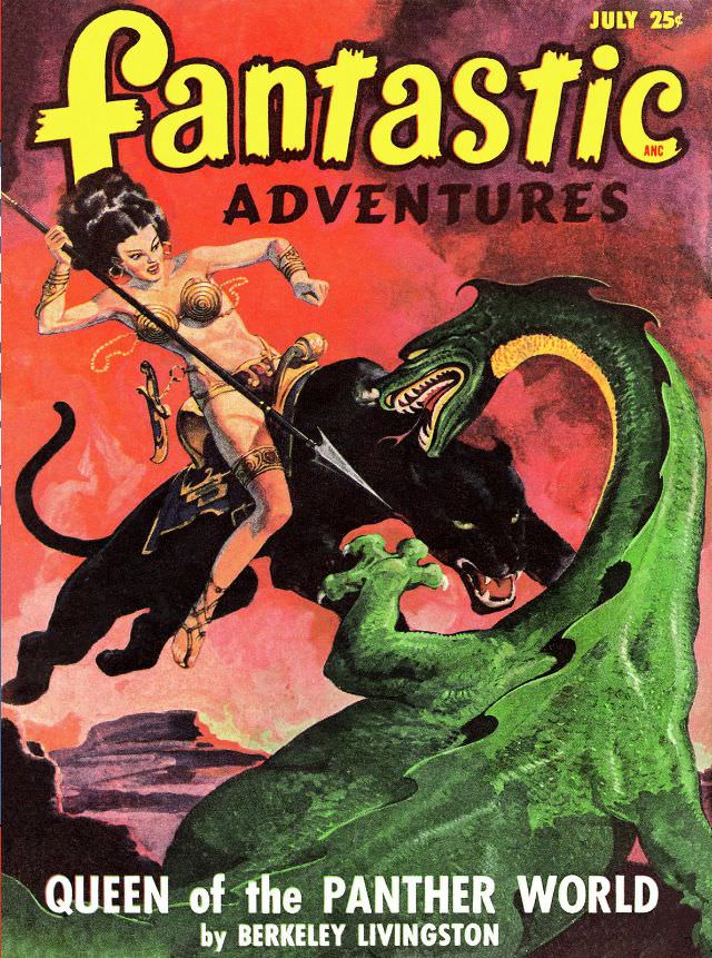 Fantastic Adventures cover, July 1948