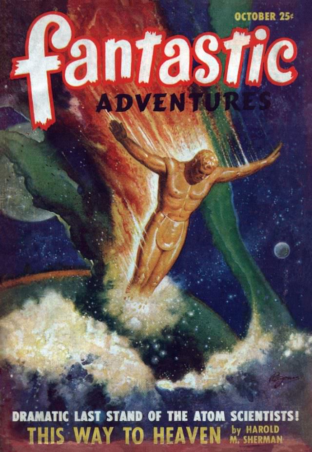 Fantastic Adventures cover, October 1948