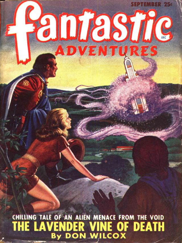 Fantastic Adventures cover, September 1948