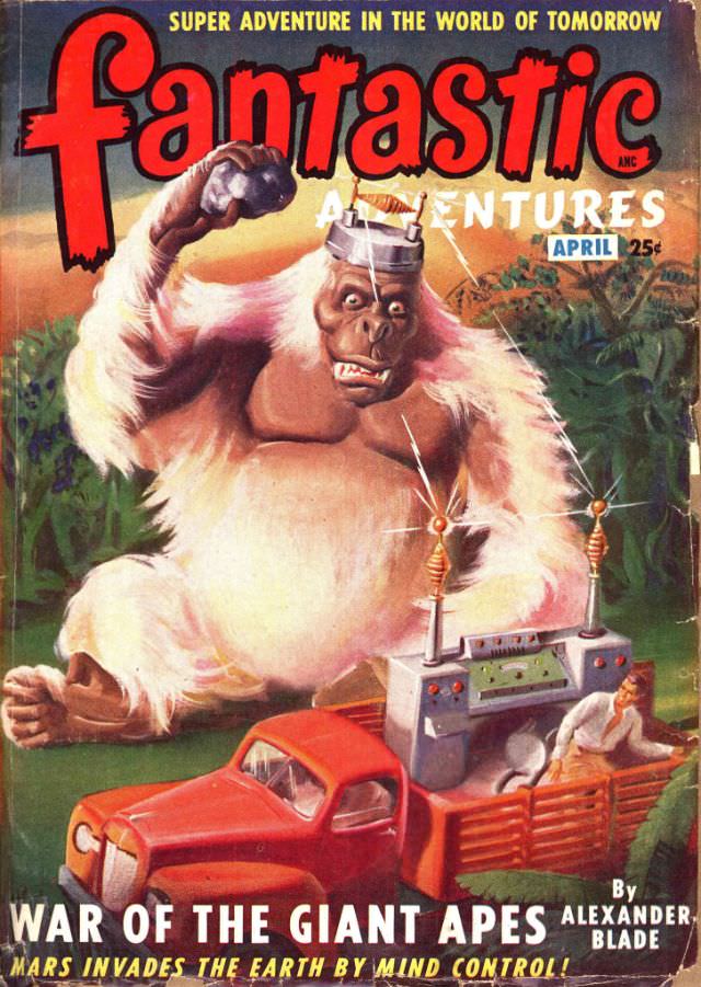 Fantastic Adventures cover, April 1949
