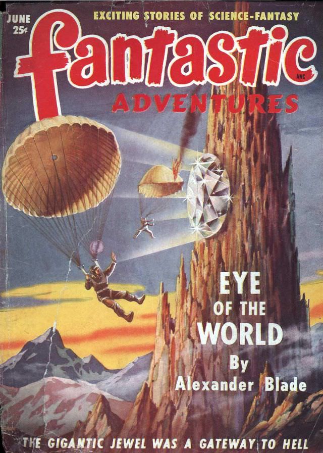 Fantastic Adventures cover, June 1949