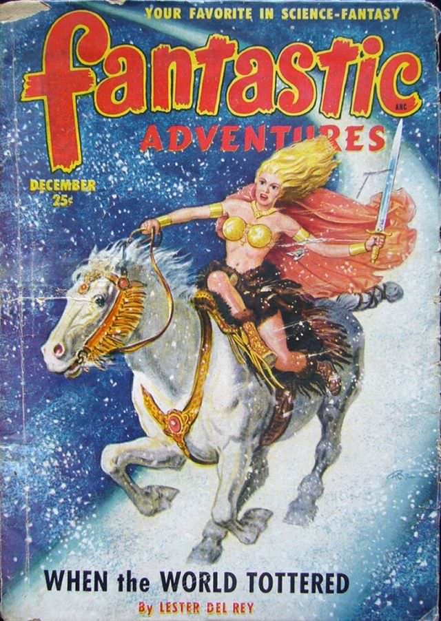 Fantastic Adventures cover, December 1950