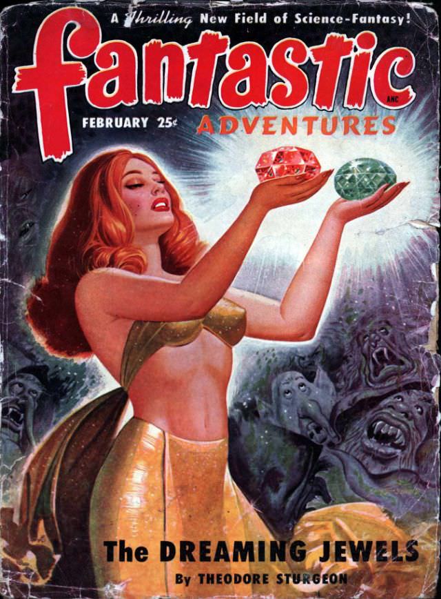 Fantastic Adventures cover, February 1950