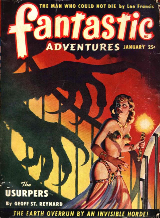 Fantastic Adventures cover, January 1950