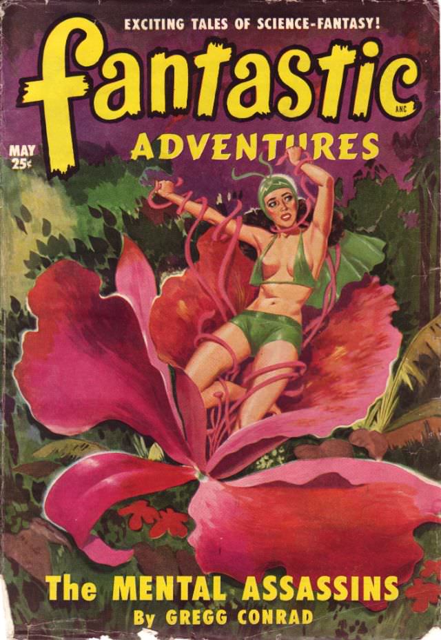 Fantastic Adventures cover, May 1950