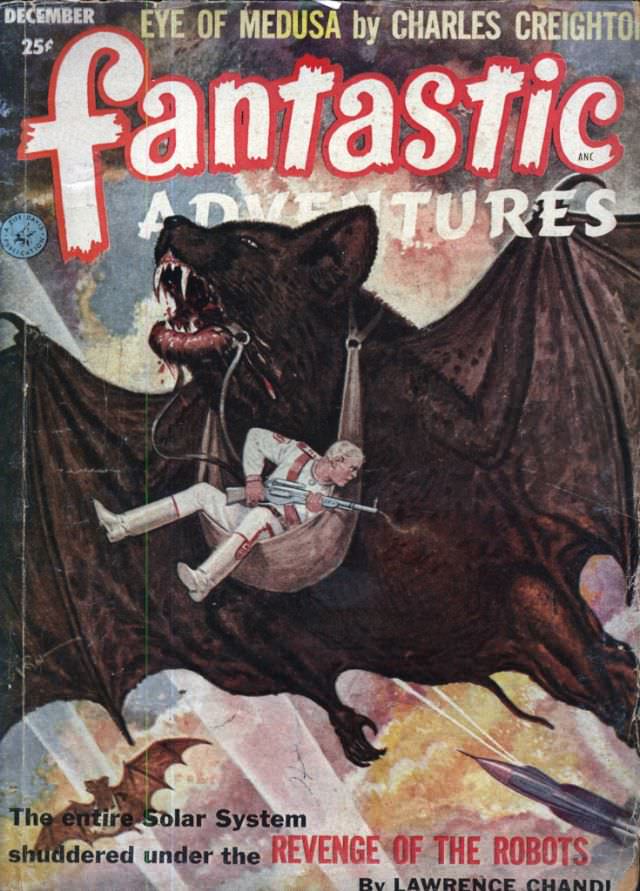 Fantastic Adventures cover, December 1952