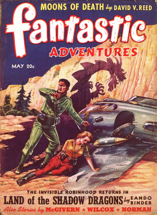 Fantastic Adventures cover, May 1941