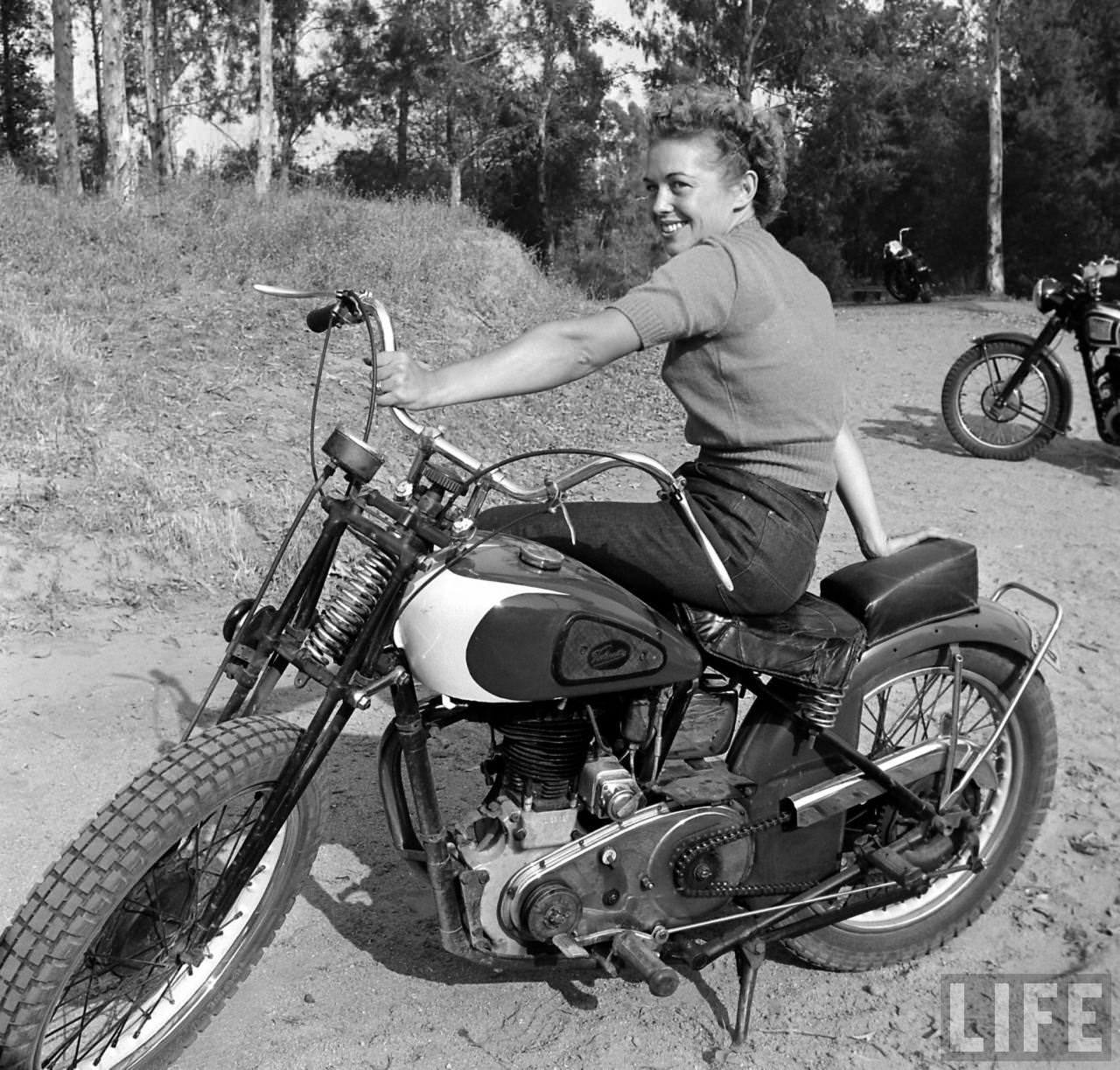 Pioneers of the Road: LIFE Magazine's Female Motorcyclists of 1949