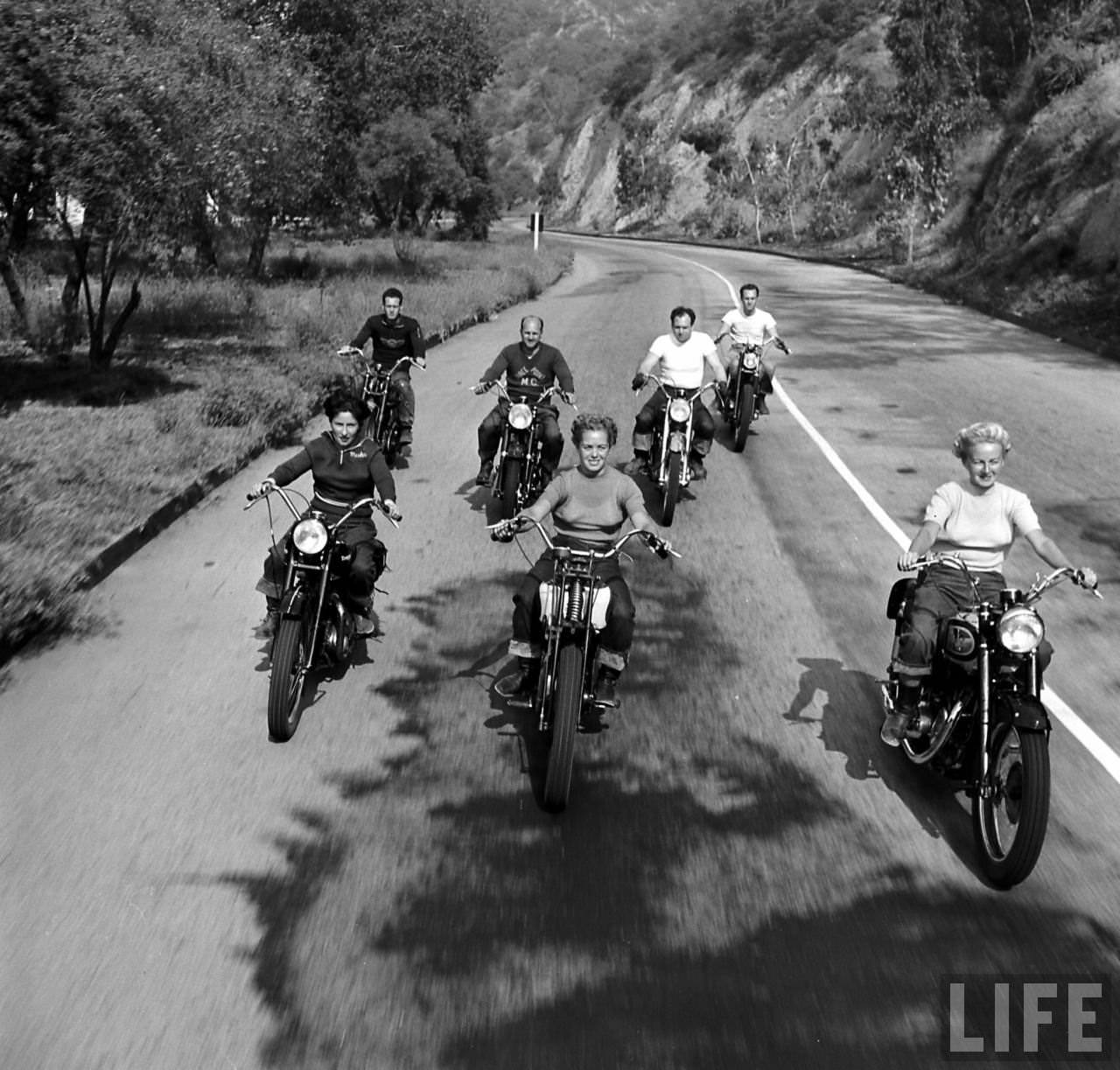 Pioneers of the Road: LIFE Magazine's Female Motorcyclists of 1949