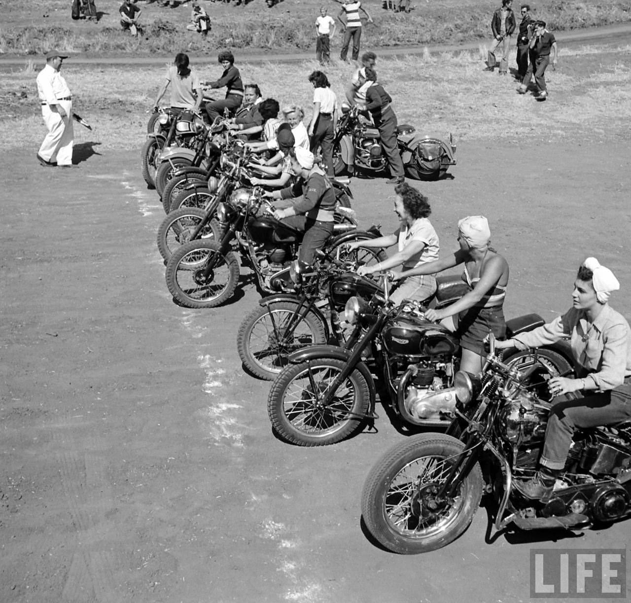 Pioneers of the Road: LIFE Magazine's Female Motorcyclists of 1949