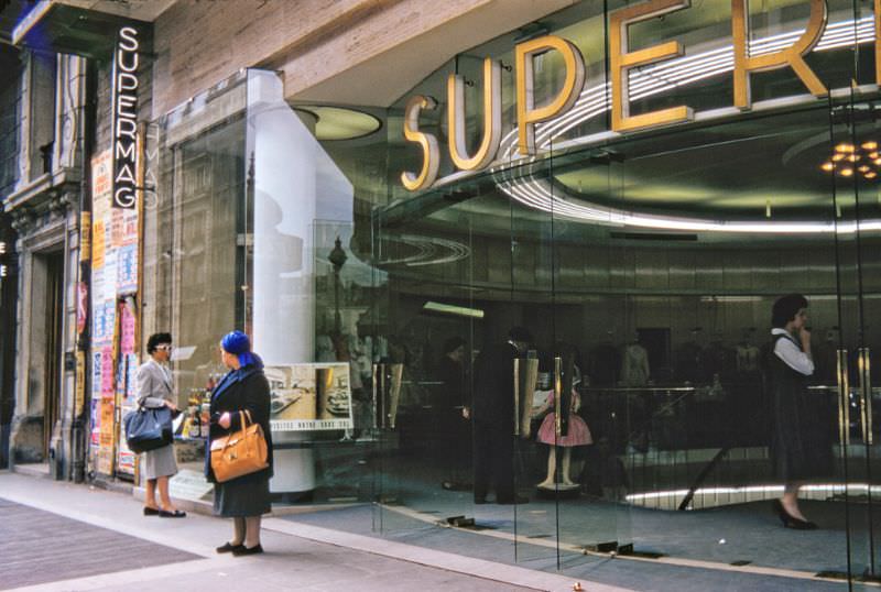 Supermag Clothing Store, 50 Rue de Rennes, Paris.