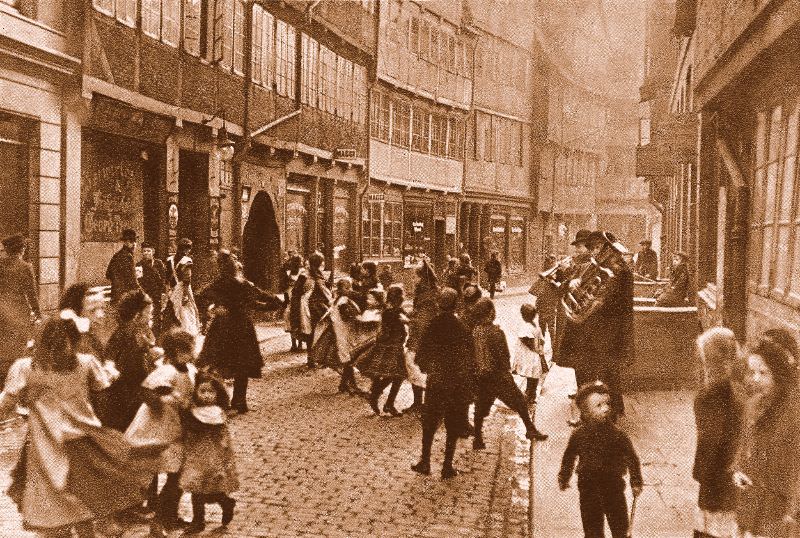 Street musicians, Hamburg