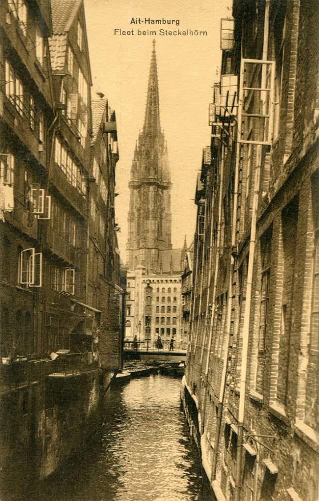 The church of St. Nikolai, Hamburg