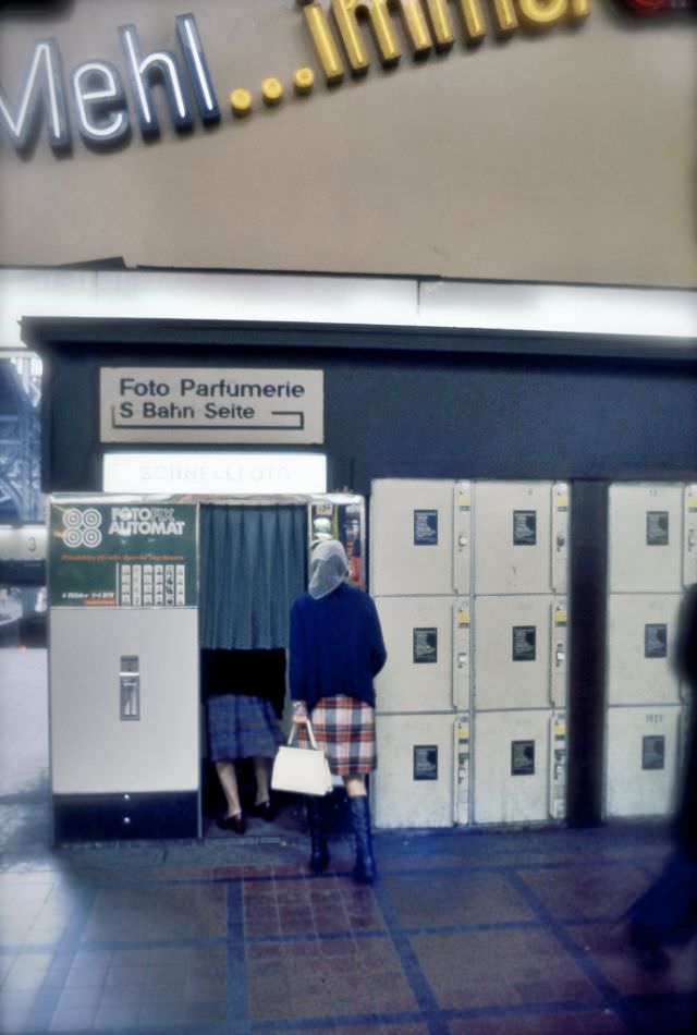 Hamburg Central Station, Hamburg, Germany, April 1976