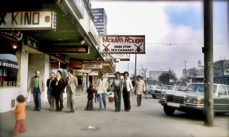 St. Pauli, Hamburg, Germany, April 1976