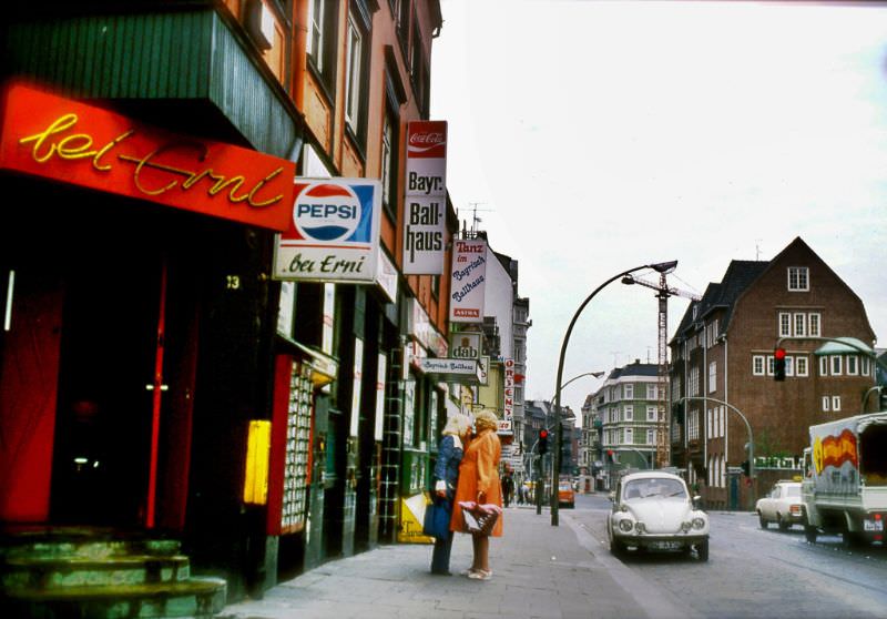 St. Pauli, Hamburg, Germany, April 1976