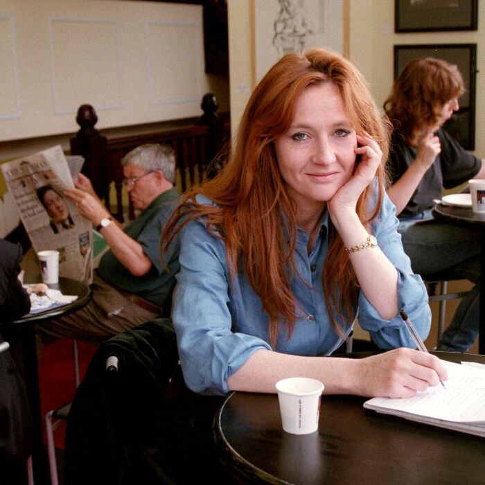 J.K. Rowling at the Café