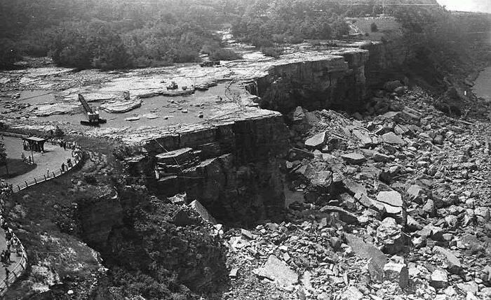 Niagara Falls Dries Up