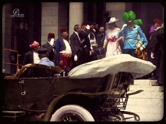 Moments Before Tragedy: Archduke Franz Ferdinand and His Wife