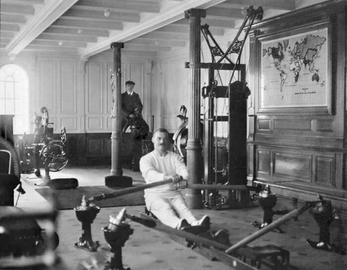 Exercise on board the RMS Titanic