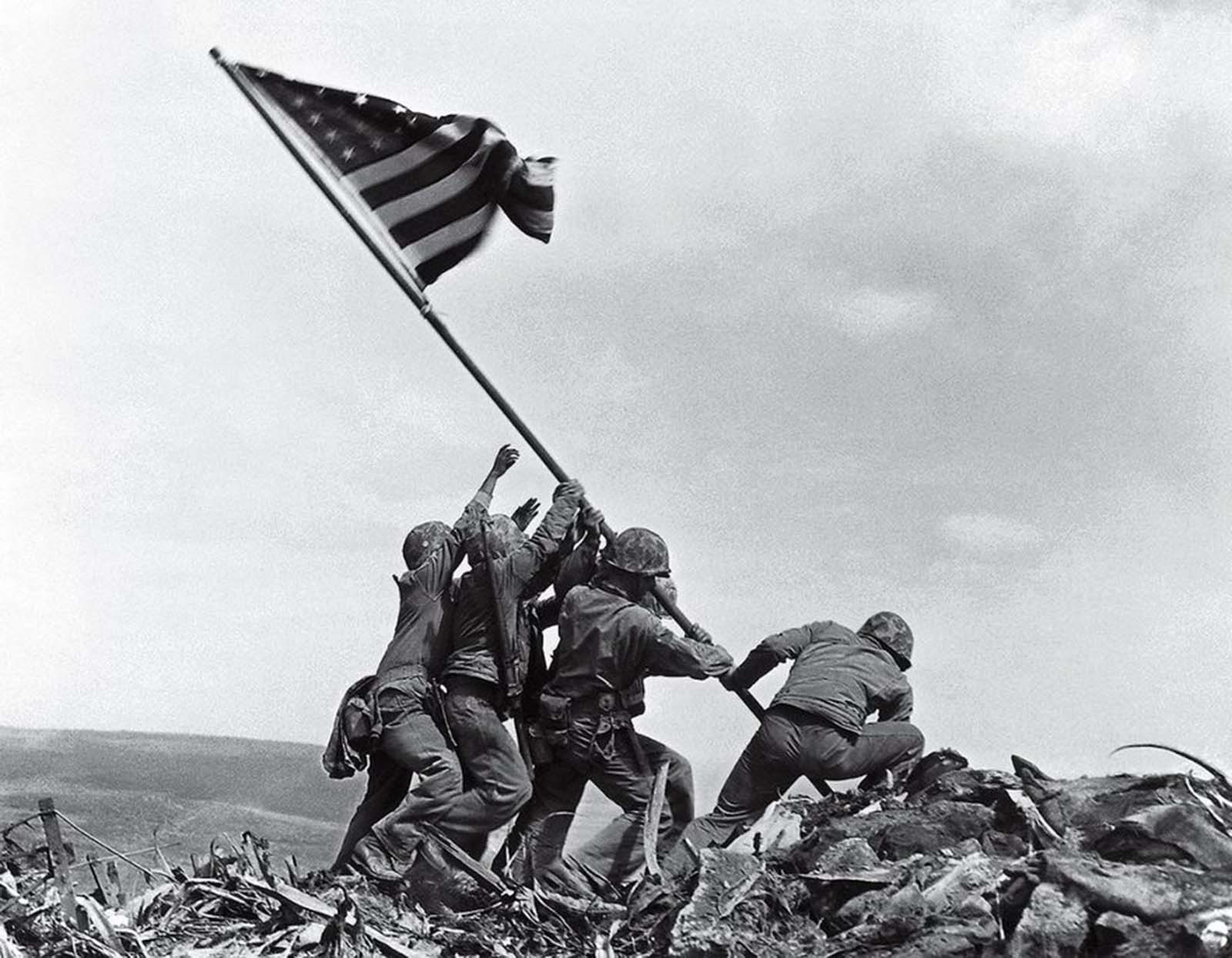 Flag Raising On Iwo Jima, 1945