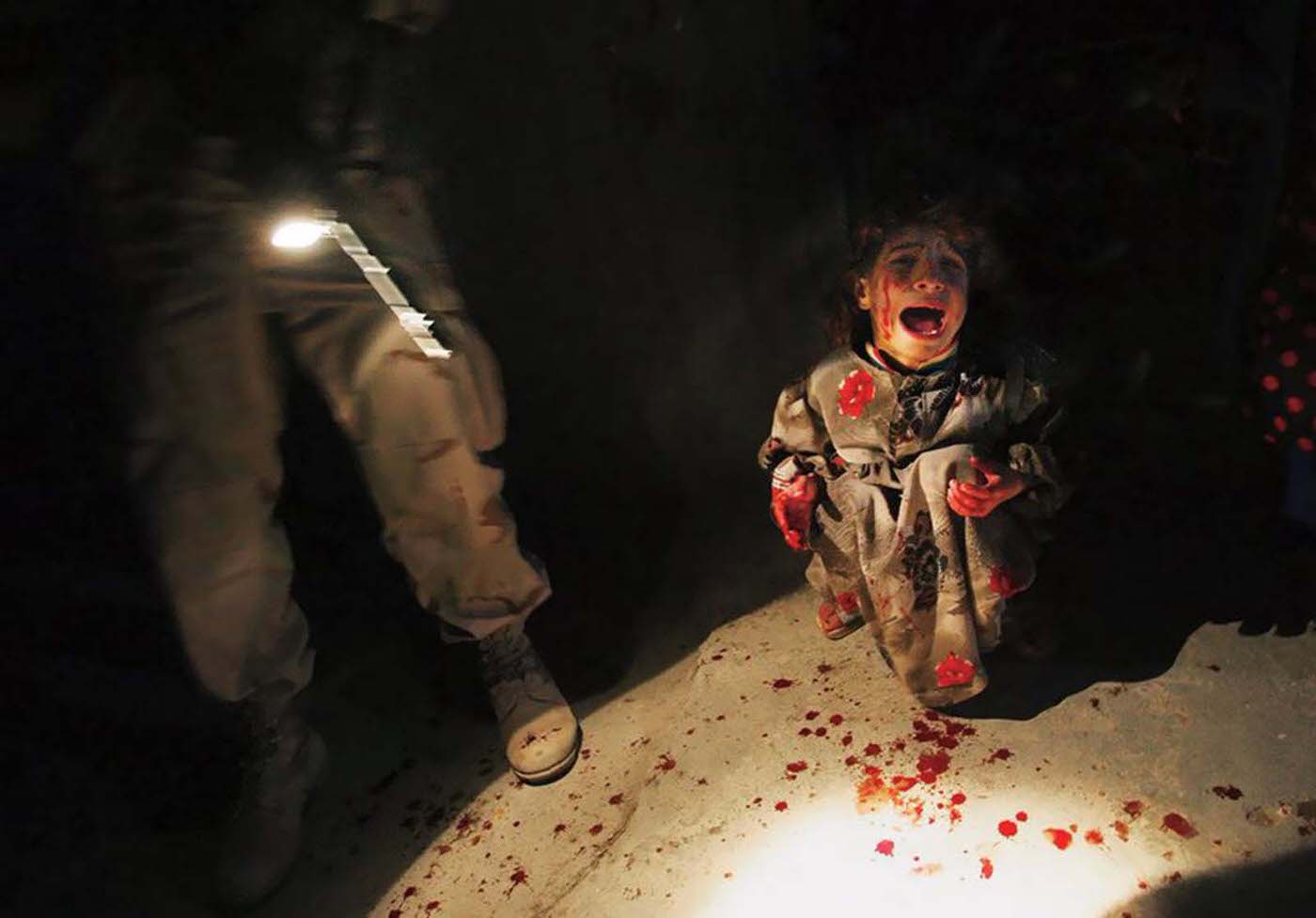 Iraqi Girl at Checkpoint, 2005