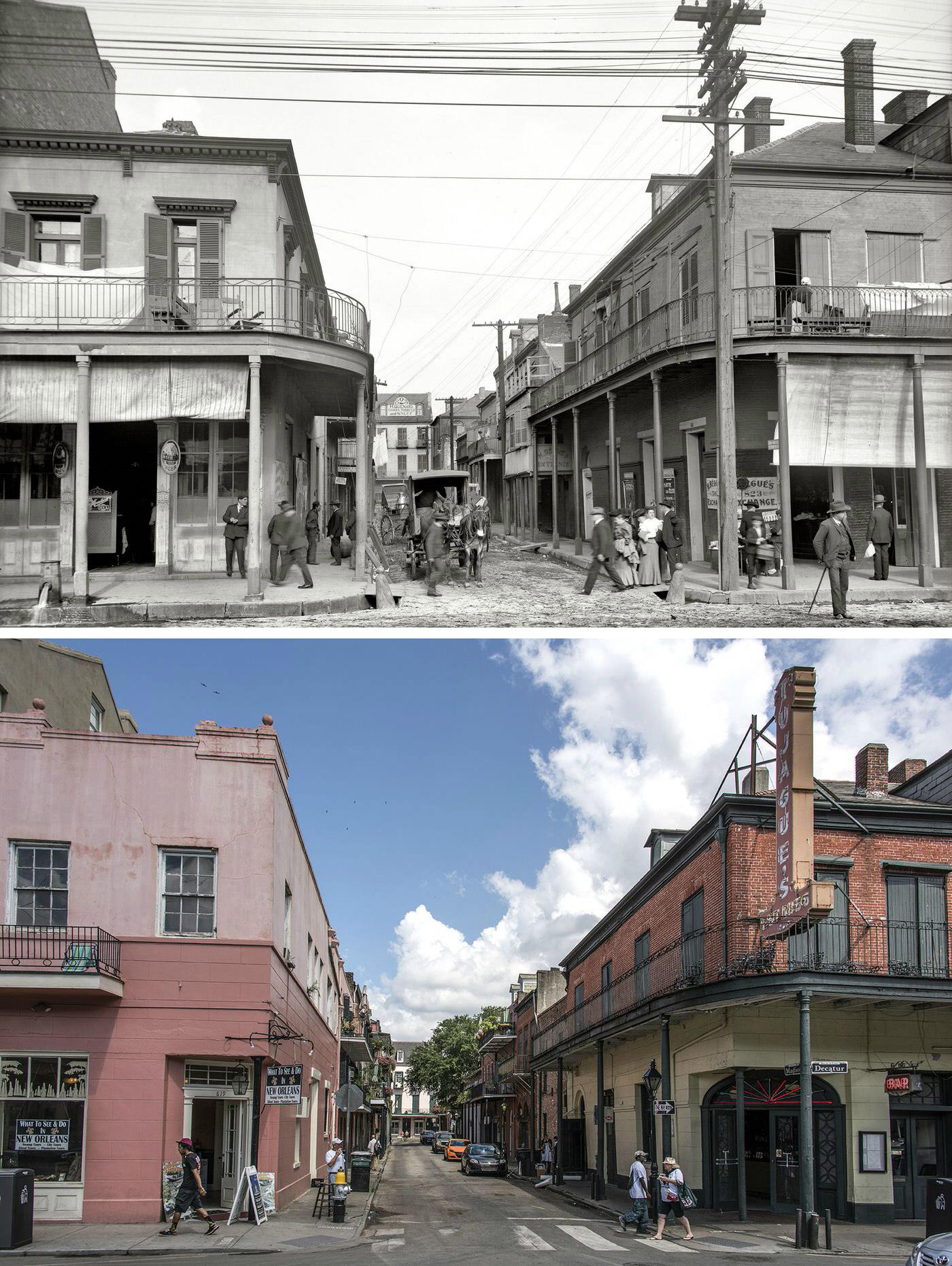 Decatur and Madison, 1906 VS Decatur and Madisonand, 2015