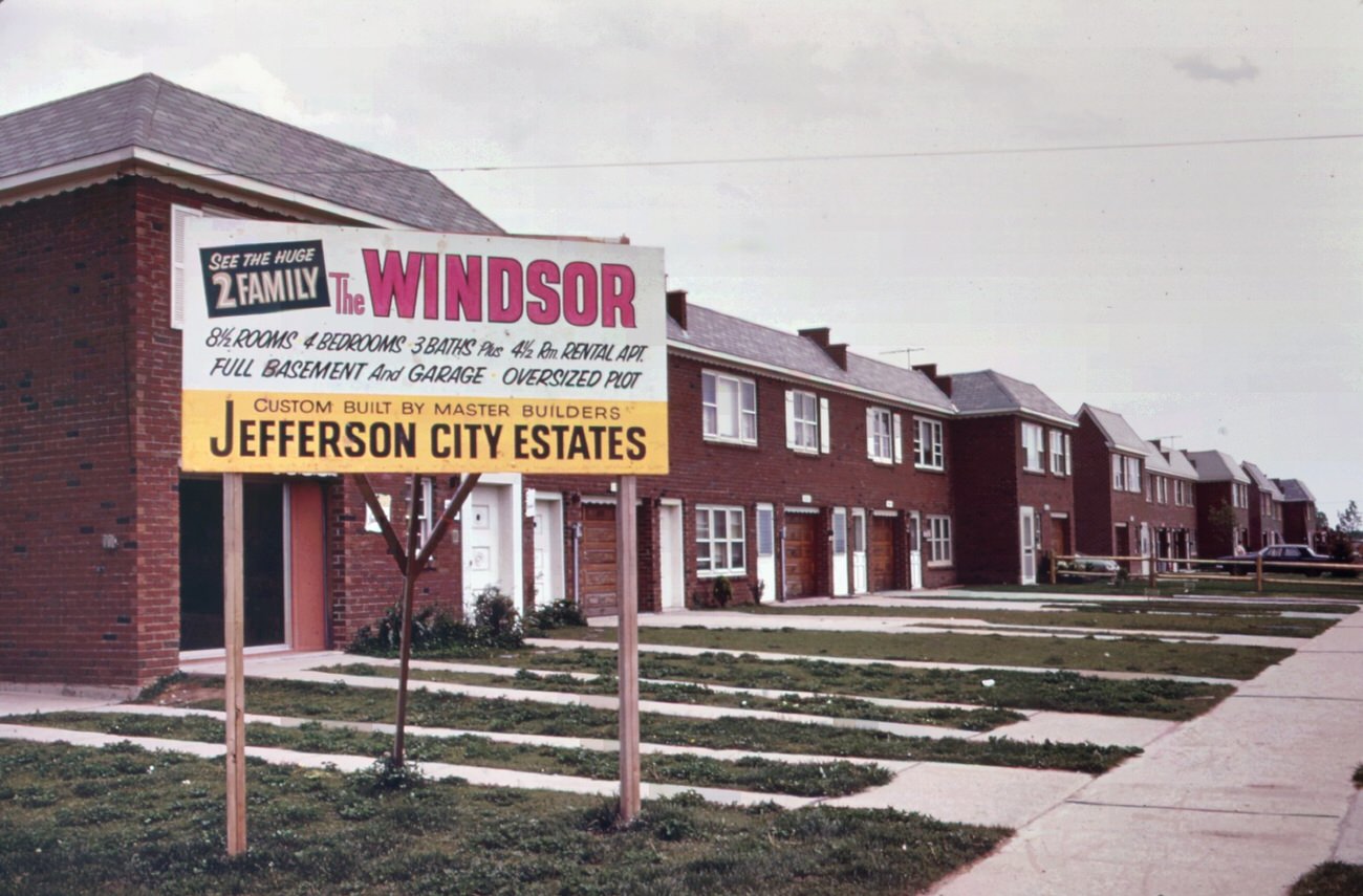 New housing on staten island, 1970s