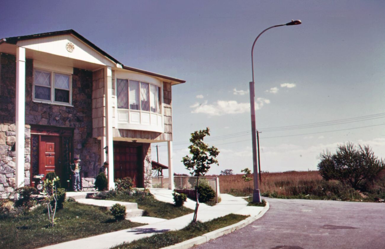 Recently built home at great kills park on staten island, 1970s